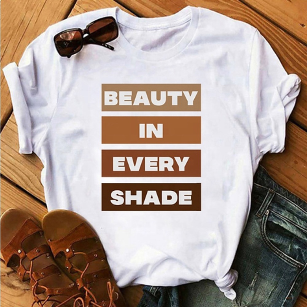 Melanin White T-shirt